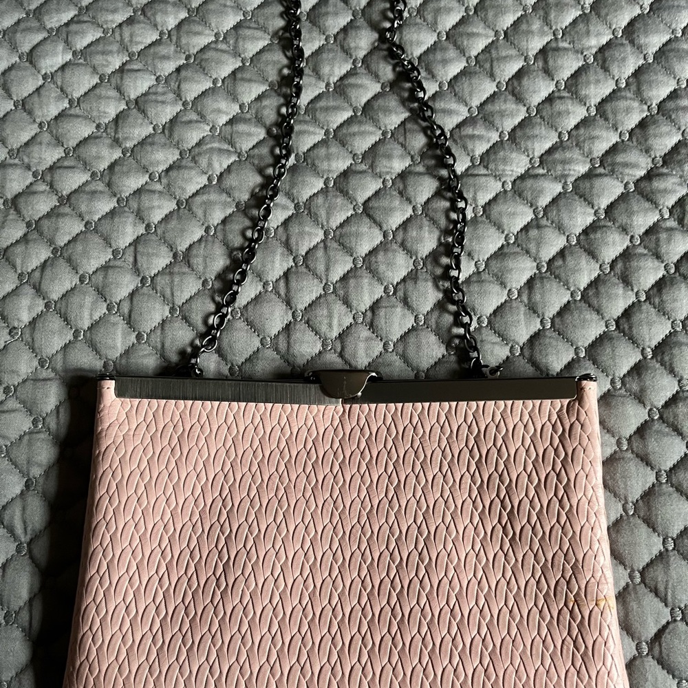 Patricia Nash coral pink clutch: crossbody - Picture 5 of 10